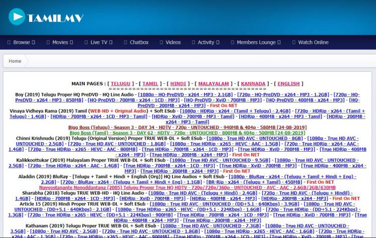 Tamilmv Torrent Tamilmv Com : Best Movie Downloading website new link